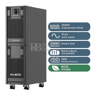 SAI 10.000VA-9.000W PH-8070 | Online Phasak Basic Pro Doble Conversi�n